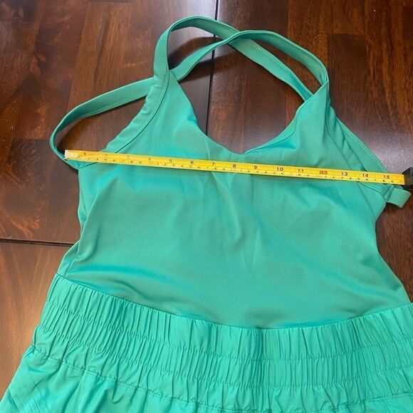 NWT  Free People Movement - Sport Green Get Your Flirt On Shortsie Large - Picture 9 of 11